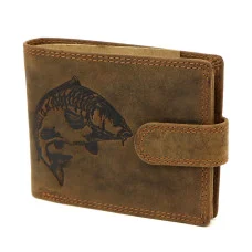 Чоловічий шкіряний гаманець Nordee L895-FISH