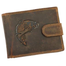 Чоловічий шкіряний гаманець Always Wild L895-FISH