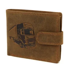 Чоловічий шкіряний гаманець Nordee L895-TRUCK