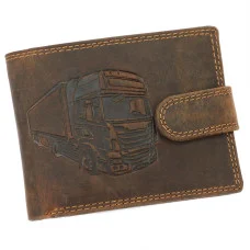 Чоловічий шкіряний гаманець Always Wild L895-TRUCK