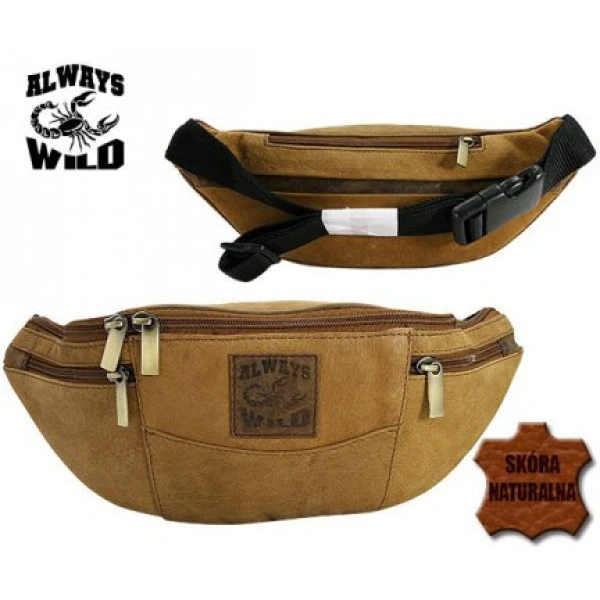 Шкіряна сумка на пояс Always Wild LB-2507-H
