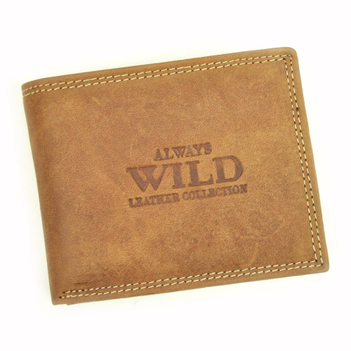 Чоловічий шкіряний гаманець Wild N0035-CHM RFID