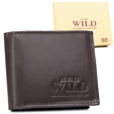 Мужской кожаный кошелек Always Wild N0035-SCR RFID Мужской кожаный кошелек Always Wild N0035-SCR RFID