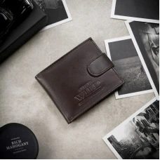 Мужской кожаный кошелек Always Wild N0035L-P-SCR