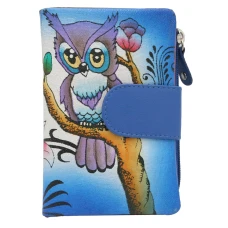 Жіночий шкіряний гаманець Cavaldi N18-SPW OWL