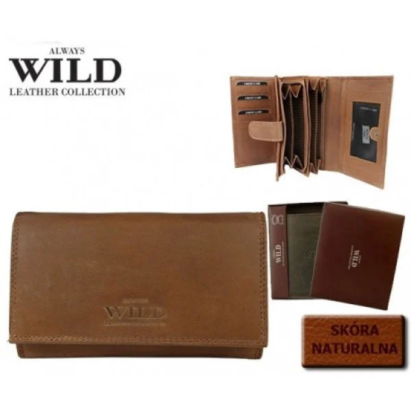 Жіночий шкіряний гаманець Always Wild N19-CH