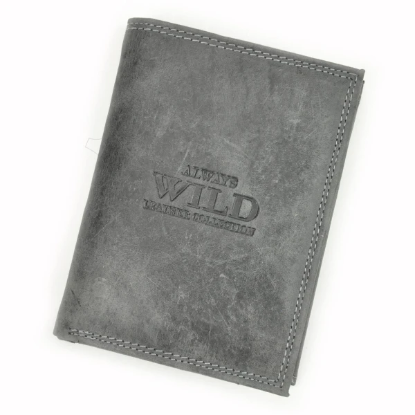 Чоловічий шкіряний гаманець Always Wild N4-CHM RFID