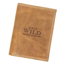Мужской кожаный кошелек Always Wild N4-P-CHM RFID Мужской кожаный кошелек Always Wild N4-P-CHM RFID