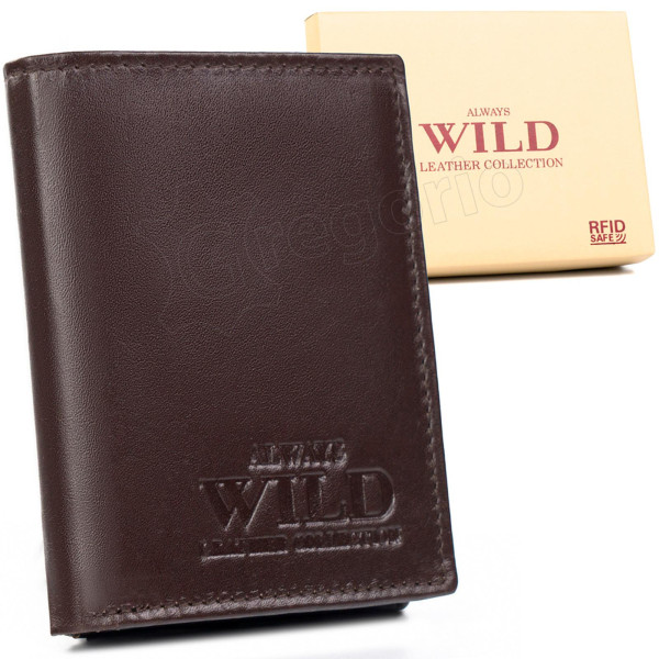 Чоловічий шкіряний гаманець Always Wild N4-P-SCR