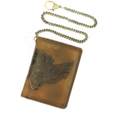 Чоловічий шкіряний гаманець Classic Motorcycles N4C-VIN-S Чоловічий шкіряний гаманець Classic Motorcycles N4C-VIN-S