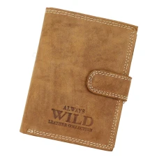 Чоловічий шкіряний гаманець Always Wild N4L-P-CHM RFID