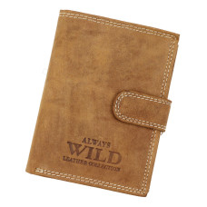 Мужской кожаный кошелек Always Wild N4L-P-CHM RFID Мужской кожаный кошелек Always Wild N4L-P-CHM RFID