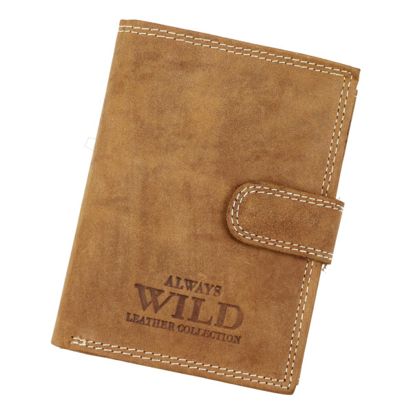 Чоловічий шкіряний гаманець Always Wild N4L-P-CHM RFID
