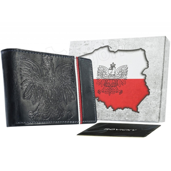Чоловічий шкіряний гаманець Always Wild N992A-HP-BOX RFID