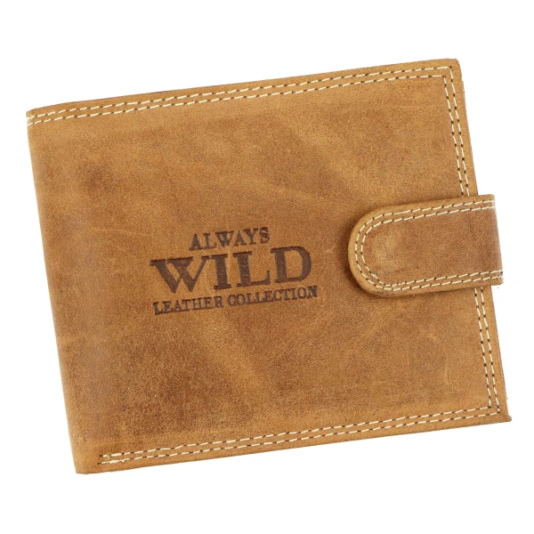 Чоловічий шкіряний гаманець Always Wild N992L-P-CHM RFID