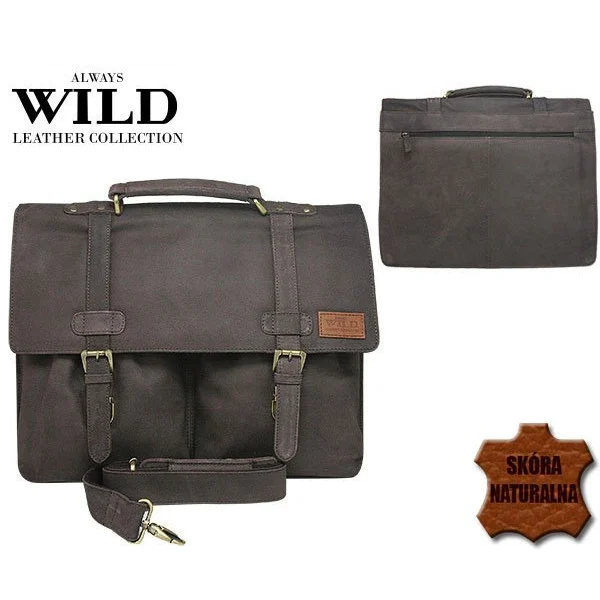 Чоловічий шкіряний портфель Always Wild NZ-720-SH