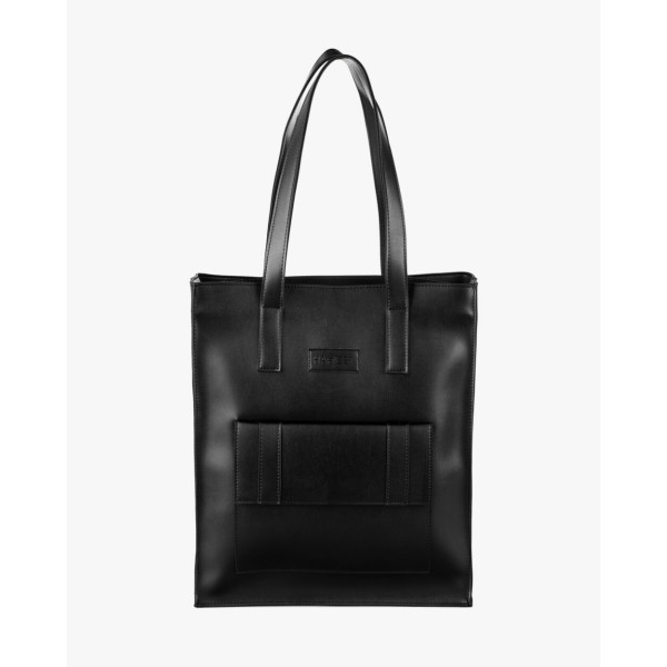 Женская сумка из экокожи Office bag large глянец, черная