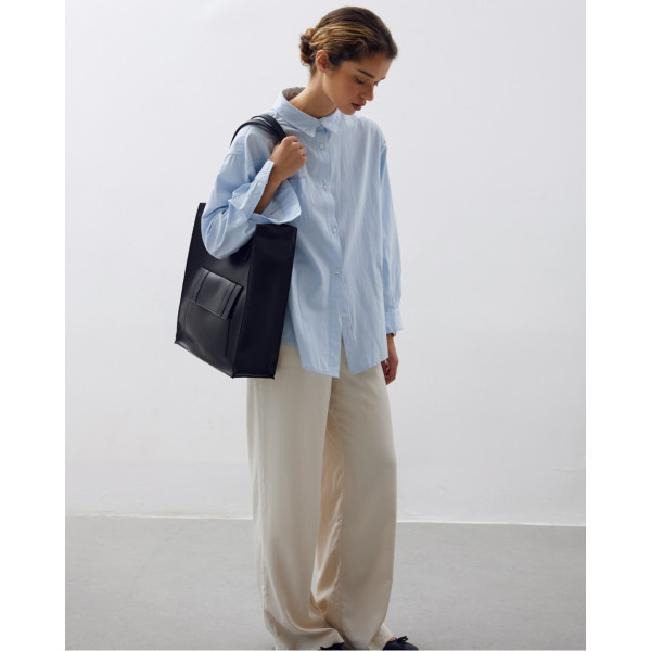 Жіночі сумки з екокожі Office bag large чорна