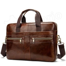 Мужской кожаный портфель Gregorio P02 2019