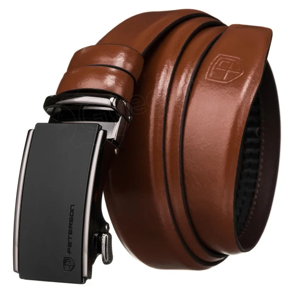 Мужской ремень Peterson PAS-CA3 BROWN