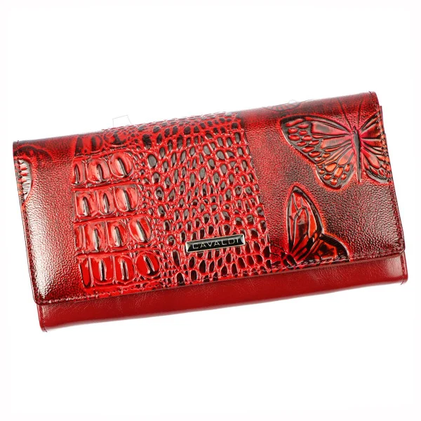 Женский кожаный кошелек Cavaldi PN24 X BCF