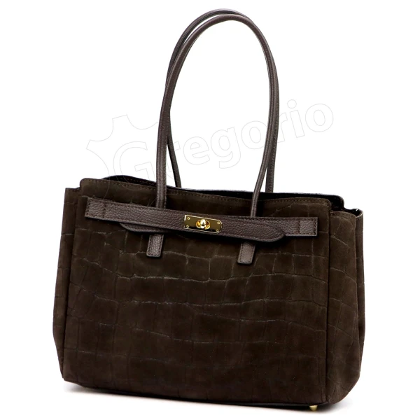 Женская кожаная сумка Camilla PREMIUM 10.004 CROCO