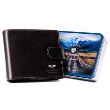 Мужской кожаный кошелек Peterson PTN 22305L-VT