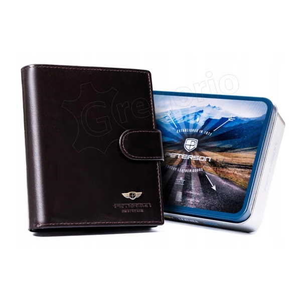Чоловічий шкіряний гаманець Peterson PTN 22307L-VT