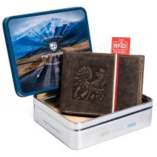 Чоловічий шкіряний гаманець Peterson PTN 304P-02 HUNTER