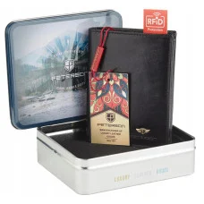 Мужской кожаный кошелек Peterson PTN 317 2-1-1