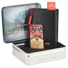 Мужской кожаный кошелек Peterson PTN 324 2-1-1