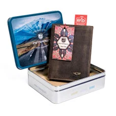 Чоловічий шкіряний гаманець Peterson PTN 333 2-1-4 HUNTER Чоловічий шкіряний гаманець Peterson PTN 333 2-1-4 HUNTER