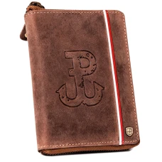 Мужской кожаный кошелек Peterson PTN 340PW-02 2-1-4 HUNTER