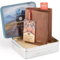 Мужской кожаный кошелек Peterson PTN 348 2-1-4 HUNTER