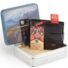 Мужской кожаный кошелек Peterson PTN 380Z 2-1-1