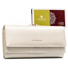 Жіночий шкіряний гаманець Peterson PTN 421028-SBR-BE Жіночий шкіряний гаманець Peterson PTN 421028-SBR-BE