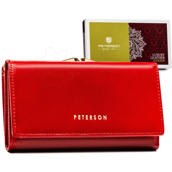 Жіночий шкіряний гаманець Peterson PTN 55020-SGN