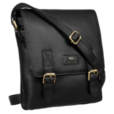 Чоловіча шкіряна сумка Peterson PTN 996-B-NDM Чоловіча шкіряна сумка Peterson PTN 996-B-NDM