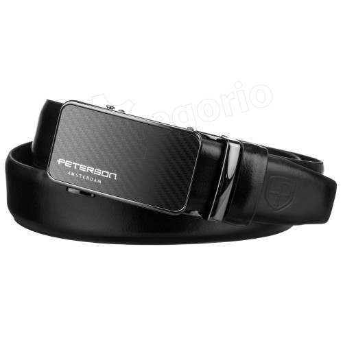 Мужской ремень Peterson PTN A002 BLACK