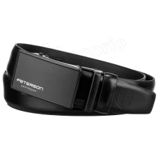 Чоловічий ремінь Peterson PTN A004 BLACK