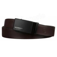 Мужской ремень Peterson PTN A004 D.BROWN