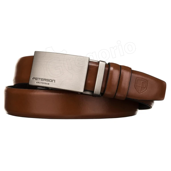 Мужской ремень Peterson PTN A005 BROWN
