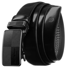 Чоловічий ремінь Peterson PTN A011 BLACK