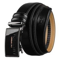 Мужской ремень Peterson PTN A022-AS BLACK