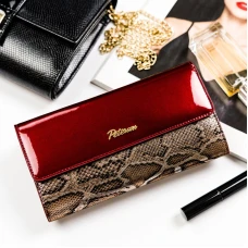 Женский кожаный кошелек Peterson PTN BS-415 SNAKE Женский кожаный кошелек Peterson PTN BS-415 SNAKE
