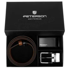 Подарочный набор Peterson PTN KL-B001-S001 BLACK-BROWN Подарочный набор Peterson PTN KL-B001-S001 BLACK-BROWN