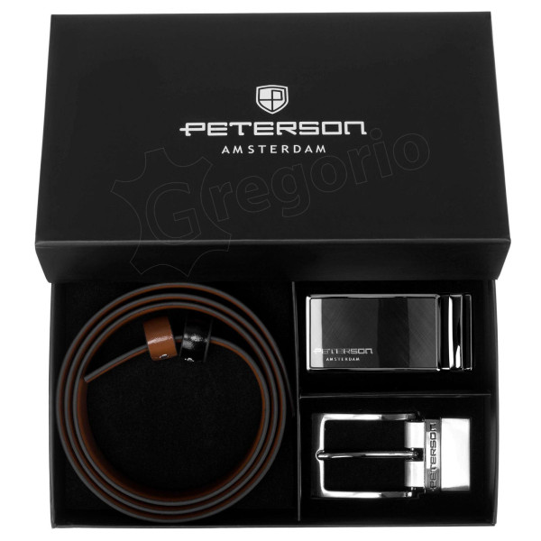 Подарунковий набір Peterson PTN KL-B003-S001 BLACK-BROWN