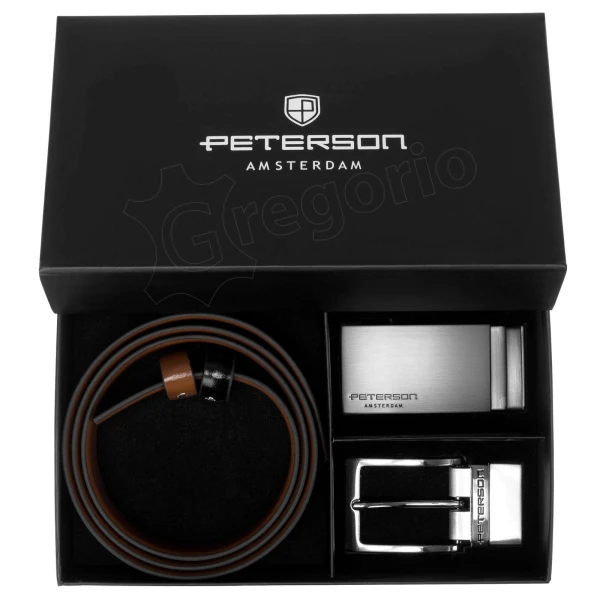 Подарунковий набір Peterson PTN KL-B005-S001 BLACK-BROWN