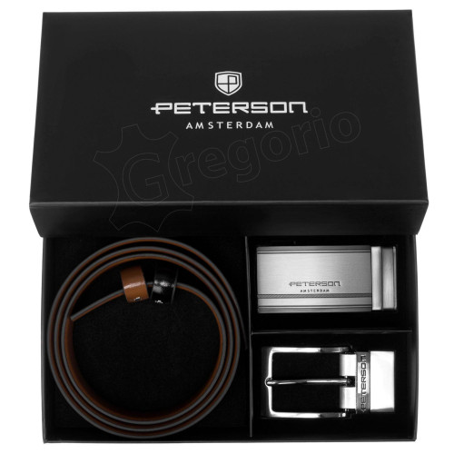 Подарунковий набір Peterson PTN KL-B006-S001 BLACK-BROWN