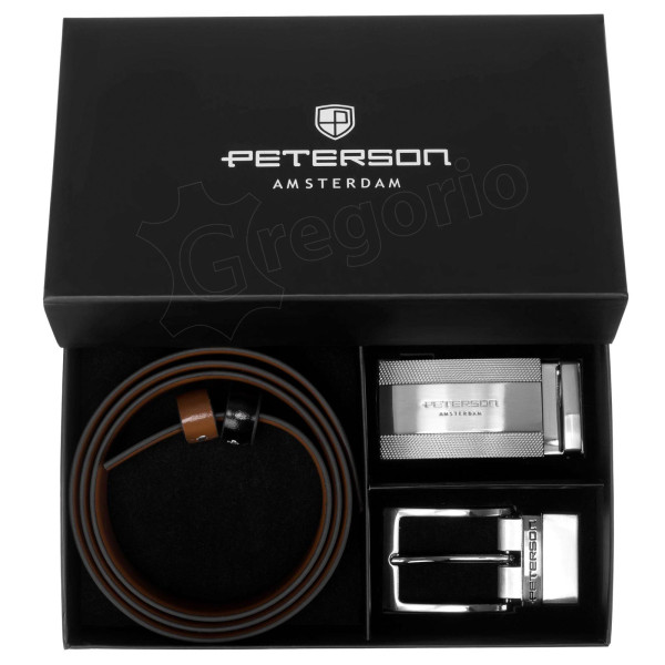 Подарунковий набір Peterson PTN KL-B007-S001 BLACK-BROWN